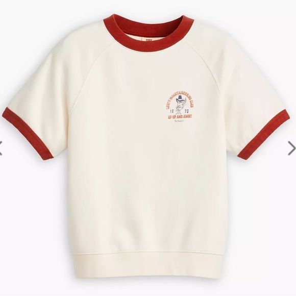 LEVI’S GRAPHIC MARINA SHORT SLEEVE
CREWNECK SWEATSHIRT XS - Picture 1 of 9